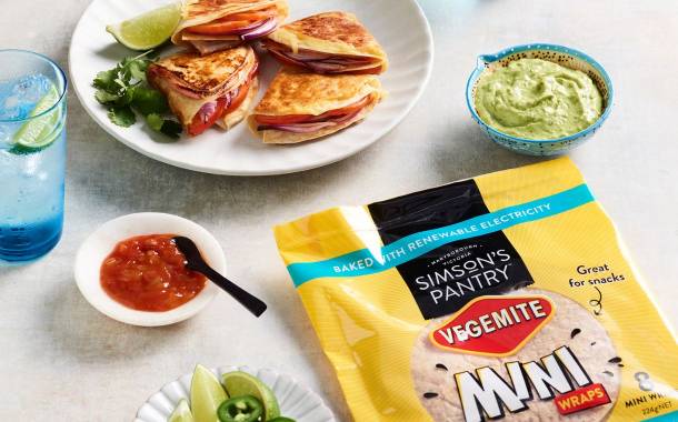 Vegemite and Simson's partner on limited-edition wraps
