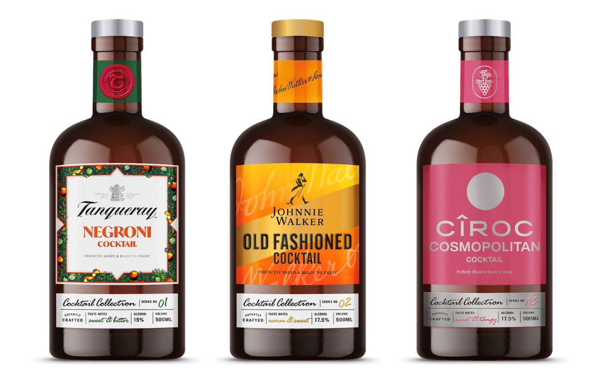 Diageo debuts premium ready-to-serve cocktails in Great Britain