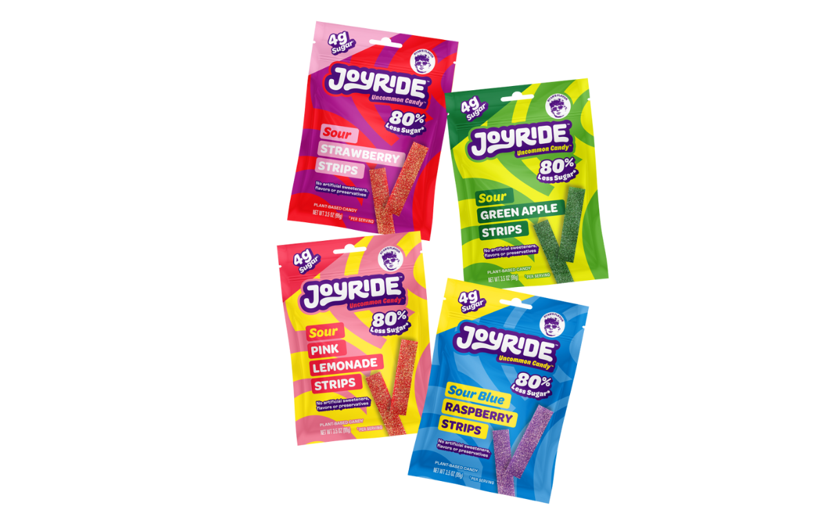 Joyride unveils low-sugar sour strips