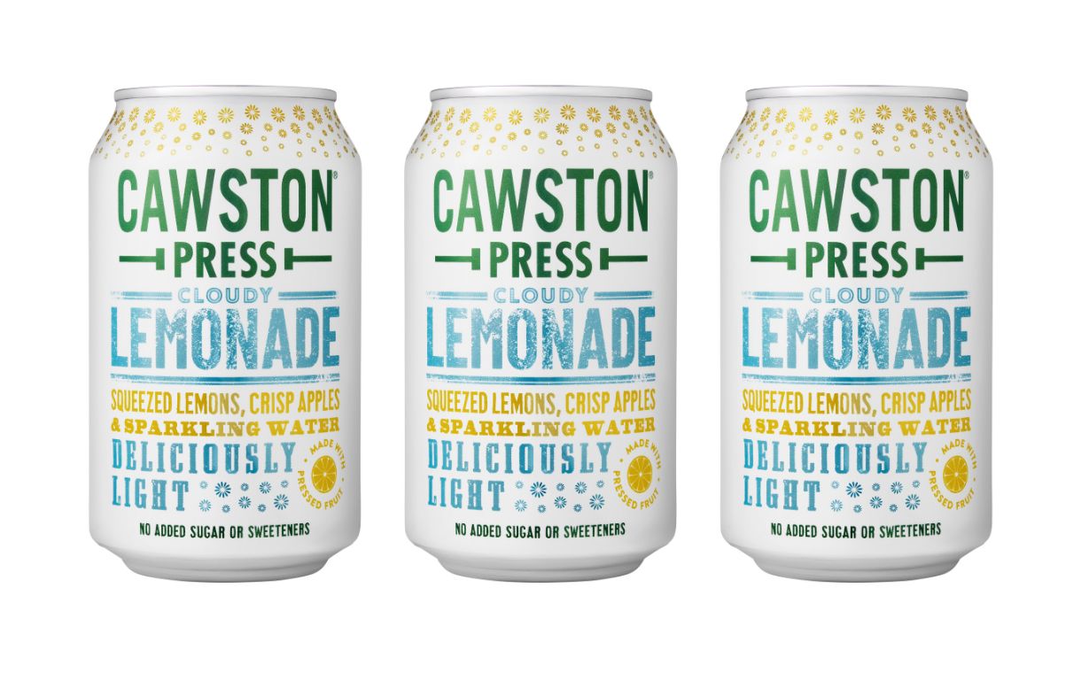 Cawston Press debuts Sparkling Cloudy Lemonade