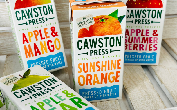 Cawston Press launches "school-approved" Sunshine Orange Fruit Water