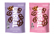Unreal unveils range of chocolate-covered pretzels