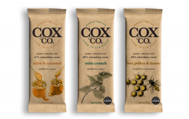 Cox & Co launches 'first-ever' paper flow-wrapped chocolate packaging