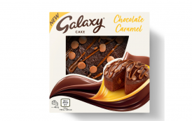 Mars launches new Galaxy caramel cake