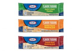 Kraft Natural Cheese launches line of flavoured cheeses