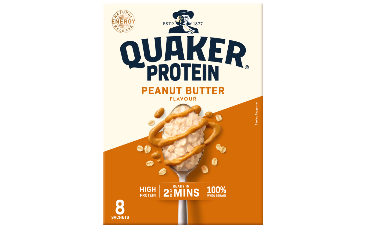 Quaker Oats expands range with peanut butter flavour - FoodBev Media