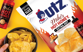 Utz launches new Mike's Hot Honey Extra Hot potato chips