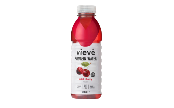 Vievé launches wild cherry-flavoured protein water