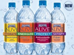 Pepsico relaunches Aquafina Alive