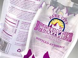 Park City IceWater flexible Pouch packaging